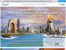 Tablet Screenshot of canevaworld.it